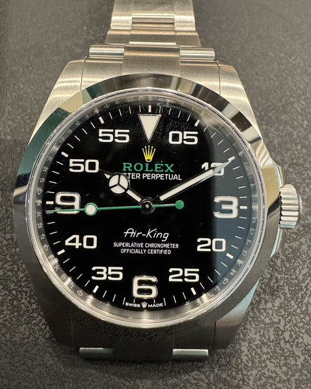 2025 Rolex Air-King 40MM Black Dial Oyster Bracelet (126900)