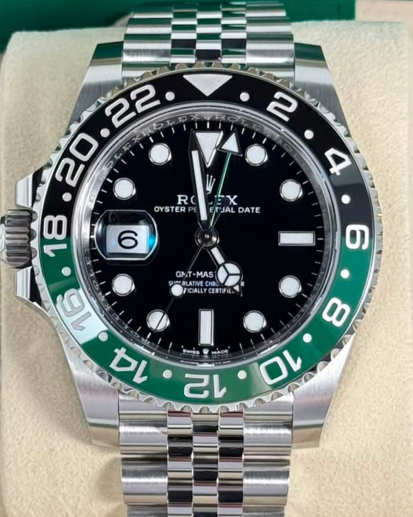 2023 Rolex GMT-Master II "Sprite" 40MM Black Dial Jubilee Bracelet (126720VTNR)