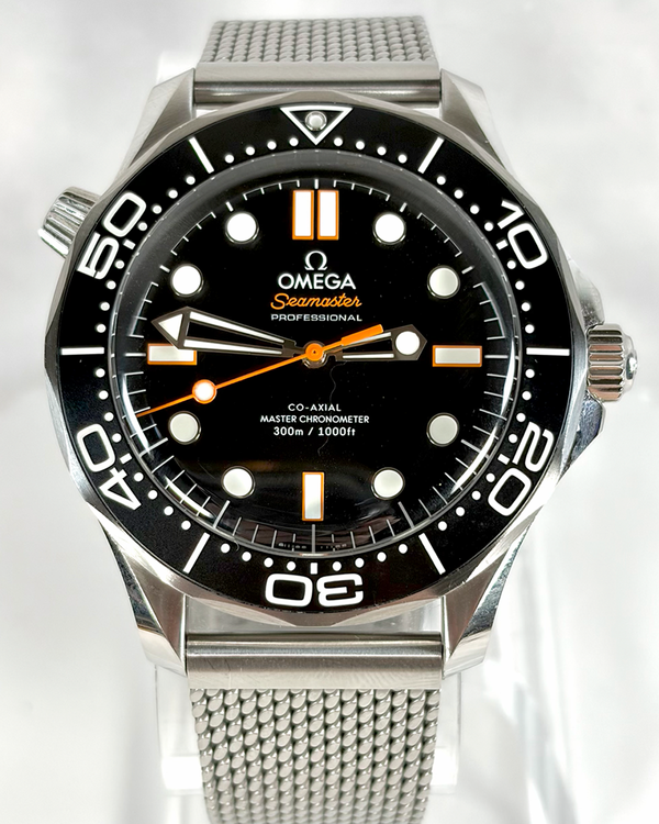 2025 Omega Seamaster Diver 300M 42MM Black Dial Steel Bracelet (210.30.42.20.01.018)