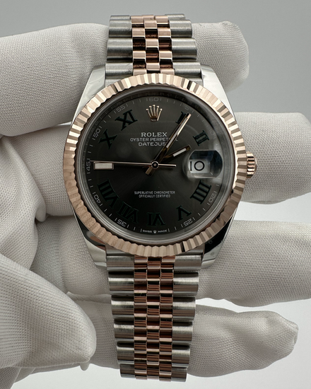 2025 Rolex Datejust "Wimbledon" 41MM Slate Dial Two-Tone Jubilee Bracelet (126331)