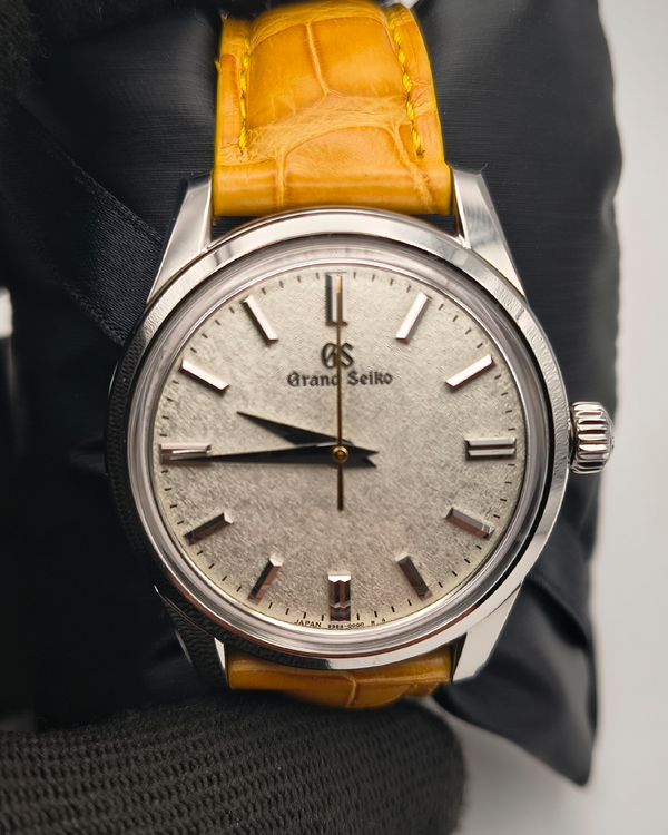 Grand Seiko Heritage "60th Anniversary" Edition 40MM Silver Dial Aftermarket Leather Strap (SBGH281)