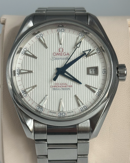 No Reserve - 2022 Omega Seamaster Aqua Terra 150M "Captain's Watch" 41.5MM Silver Dial Steel Bracelet (231.10.42.21.02.002)