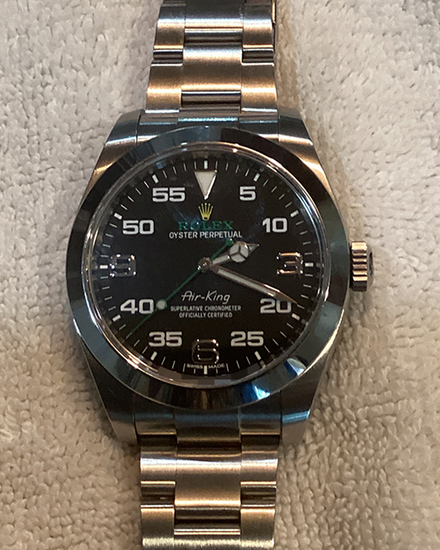 2022 Rolex Air-King 40MM Black Dial Oyster Bracelet (116900)