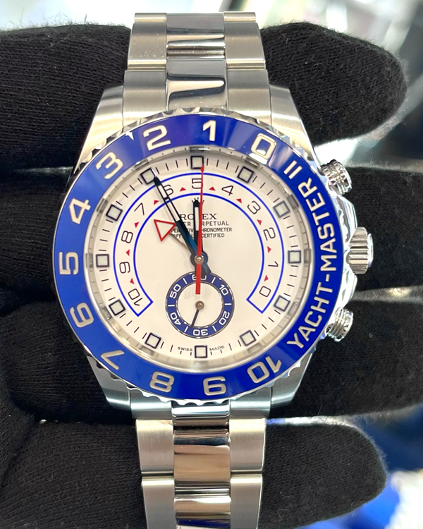 2016 Rolex Yacht-Master II 44MM White Dial Oyster Bracelet (116680)