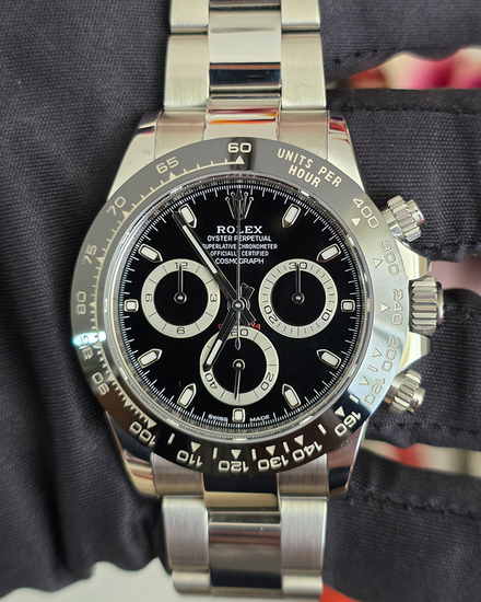 2021 Rolex Cosmograph Daytona 40MM Black Dial Oyster Bracelet (116500LN)