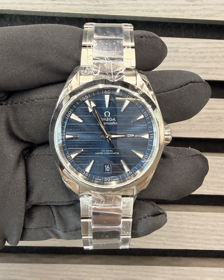 2026 Omega Seamaster Aqua Terra 150MM 41MM Blue Dial Steel Bracelet  (220.10.41.21.03.004)