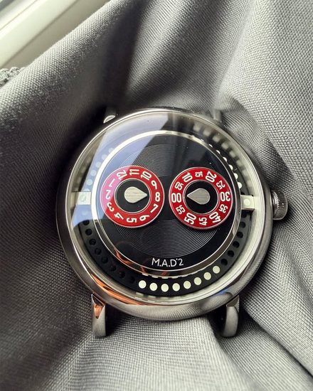 MB&F MAD Edition "REDemption" L.E. 42MM Red Dial Leather Strap (M.A.D 2)
