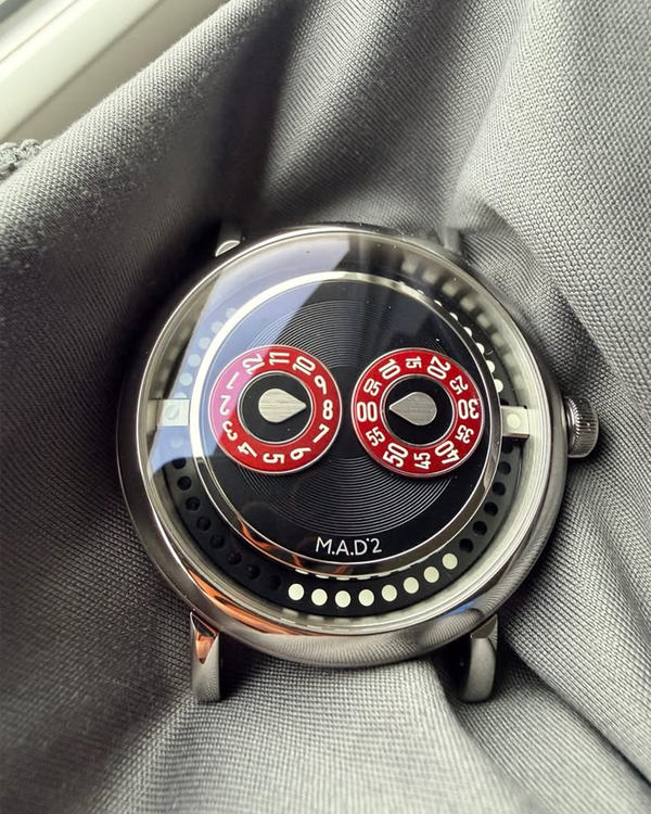 MB&F MAD Edition "REDemption" L.E. 42MM Red Dial Leather Strap (M.A.D 2)