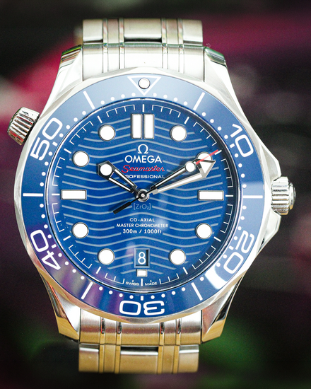 No Reserve - 2024 Omega Seamaster Diver 300M 42MM Blue Dial Steel Bracelet (210.30.42.20.03.001)