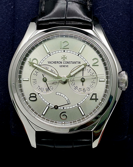 2021 Vacheron Constantin Fiftysix Day-Date 40MM Grey Dial Leather Strap (4400E/000A-B437)