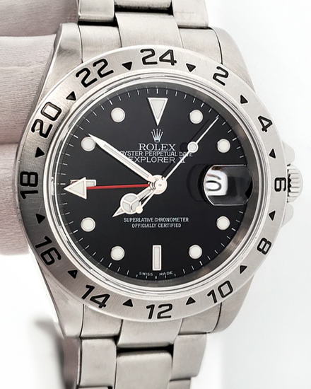 2002 Rolex Explorer II 40MM Black Dial Oyster Bracelet (16570)