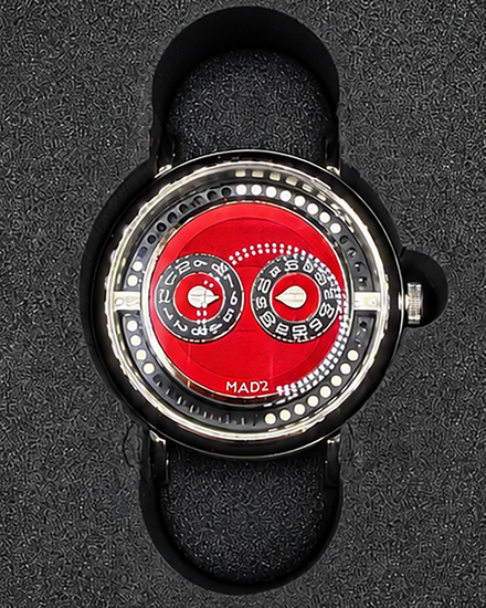 MB&F MAD Edition "REDemption" L.E. 42MM Red Dial Leather Strap (M.A.D 2)
