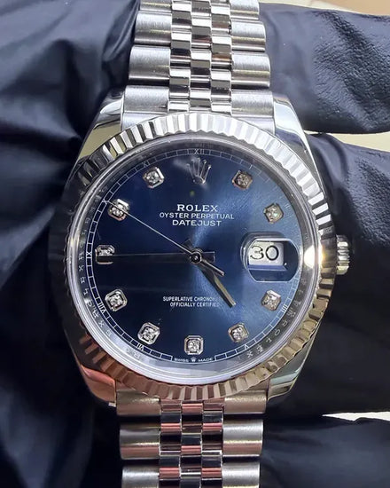 2018 Rolex Datejust 41MM Blue Dial Jubilee Bracelet (126334)