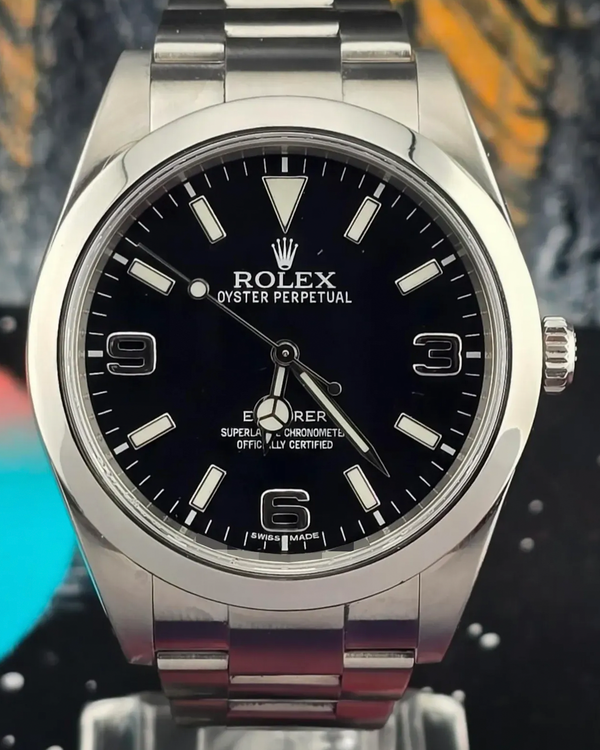 2010 Rolex Explorer 39MM Black Dial Oyster Bracelet (214270)