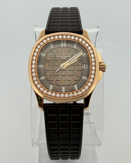 No Reserve - 2012 Patek Philippe Aquanaut Luce 35.6MM Brown Dial Rubber Strap (5068R-001)