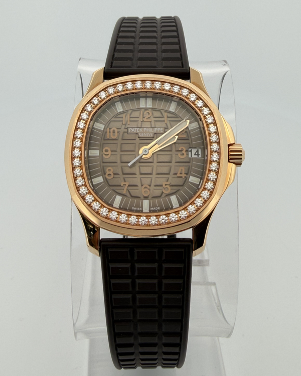 No Reserve - 2012 Patek Philippe Aquanaut Luce 35.6MM Brown Dial Rubber Strap (5068R-001)