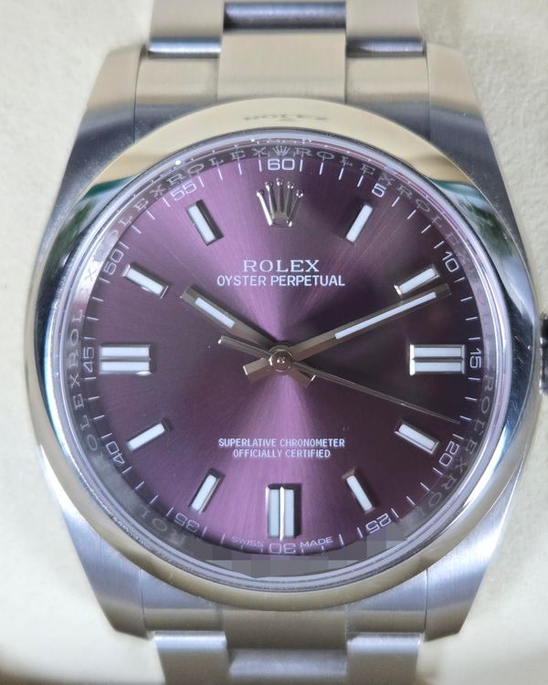 No Reserve - 2020 Rolex Oyster Perpetual 36MM Grape Dial Oyster Bracelet (116000)