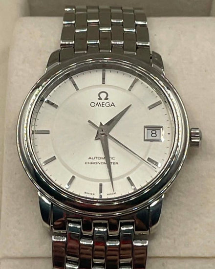 1999 Omega De Ville 34.7MM Silver Dial Steel Bracelet (4500.31.00)