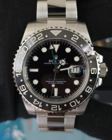 2012 Rolex GMT-Master II 40MM Black Dial Oyster Bracelet (116710LN)