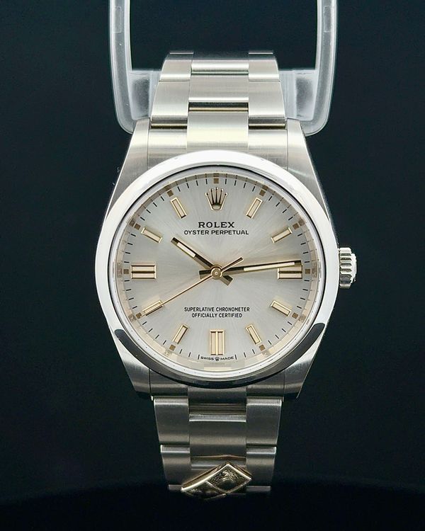 2020 Rolex Oyster Perpetual "Domino Challenge Edition" 36MM Silver Dial Oyster Bracelet (126000)