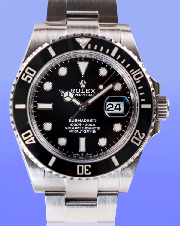 2023 Rolex Submariner Date 41MM Black Dial Oyster Bracelet (126610LN)