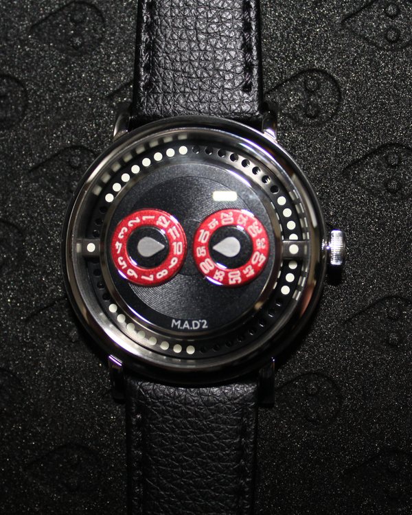 2026 MB&F MAD Edition 2 "Eric Giroud" L.E. 42MM Black Dial Leather Strap (M.A.D 2 R&B)