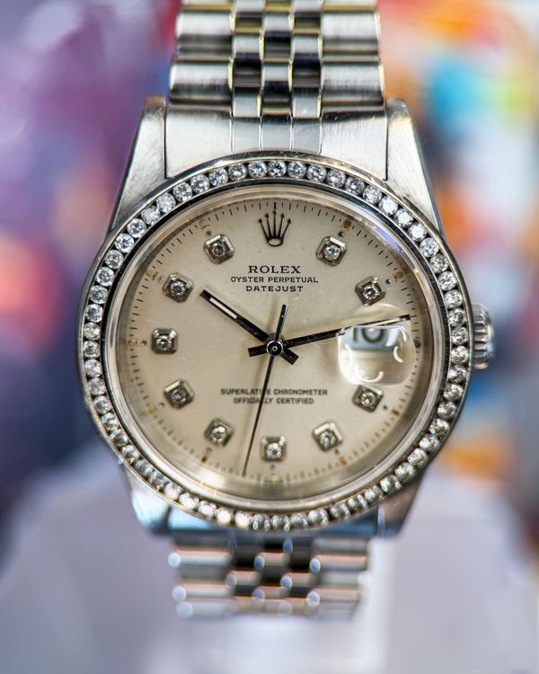 Rolex Datejust 36MM Aftermarket Champagne Dial Jubilee Bracelet (16220)