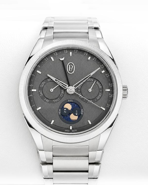 2025 Parmigiani Fleurier Tonda Gregorian Annual Callendar 42MM Grey Dial Steel Bracelet (PFC907-1020001-100182)