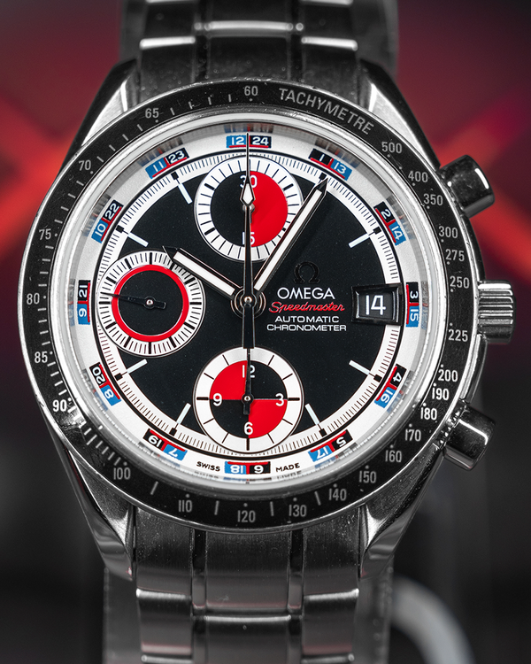 No Reserve - Omega Speedmaster Date 40MM Black Dial Steel Bracelet (3210.52.00)