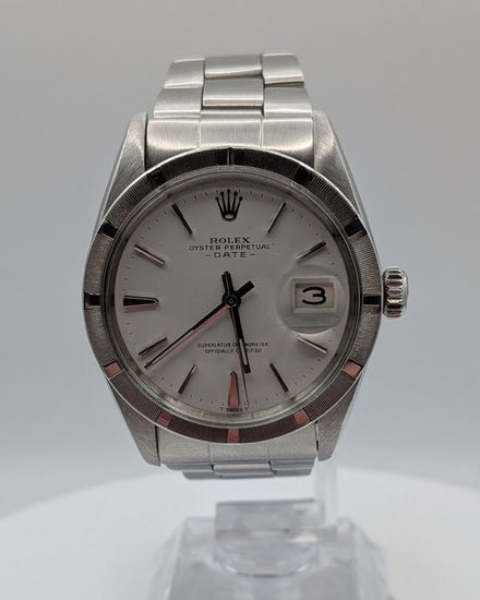 Rolex Oyster Perpetual Date 34MM White Dial Oyster Bracelet (1500)