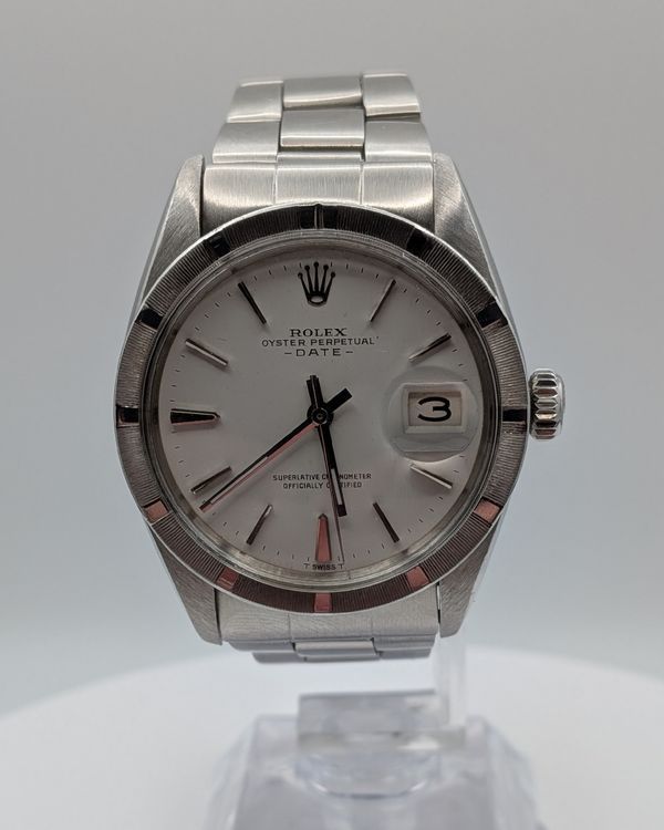 Rolex Oyster Perpetual Date 34MM White Dial Oyster Bracelet (1500)