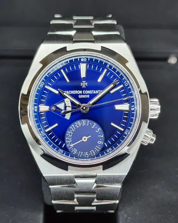 2023 Vacheron Constantin Overseas Dual Time 41MM Blue Dial Steel Bracelet (7900V/110A-B334)