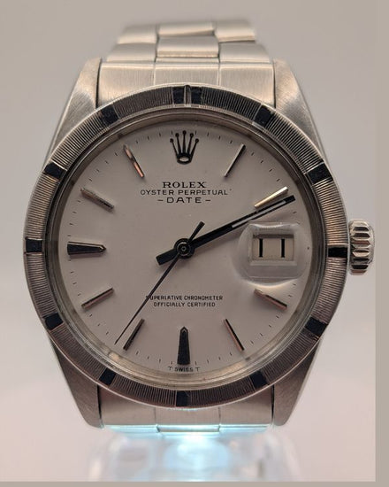 Rolex Oyster Perpetual Date 34MM White Dial Oyster Bracelet (1501)