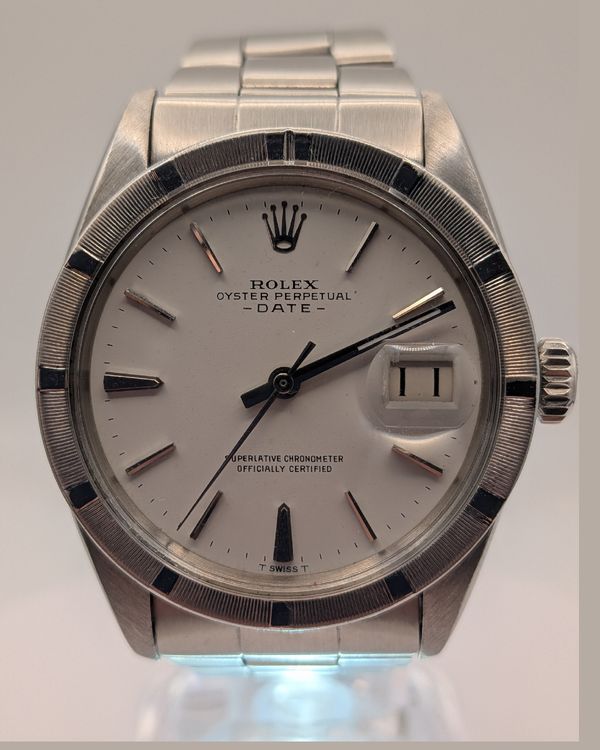 Rolex Oyster Perpetual Date 34MM White Dial Oyster Bracelet (1501)