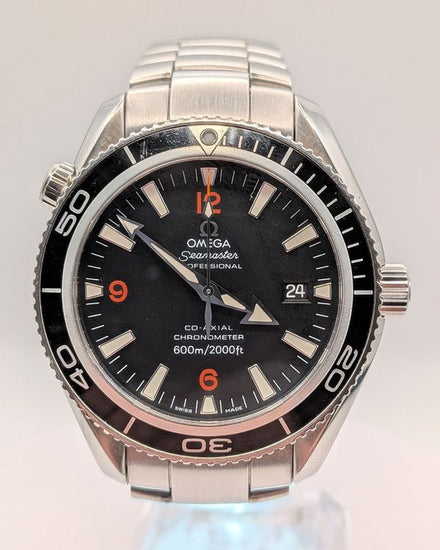 2011 Omega Seamaster Planet Ocean 600M 42MM Black Dial Steel Bracelet (2201.51.00)