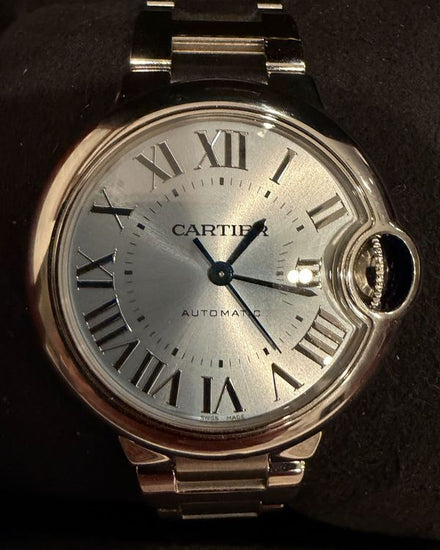 2026 Cartier Ballon Bleu 33MM Blue Dial Steel Bracelet (WSBB0062)