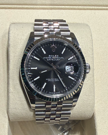 2025 Rolex Datejust 36MM Black Dial Oyster Bracelet (126234)