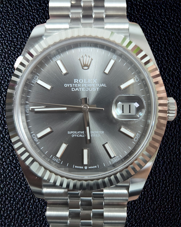 2026 Rolex Datejust 41MM Slate Dial Jubilee Bracelet (126334)