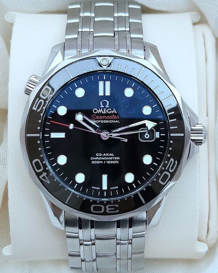 2021 Omega Seamaster Diver 300M 41MM Black Dial Steel Bracelet (212.30.41.20.01.003)
