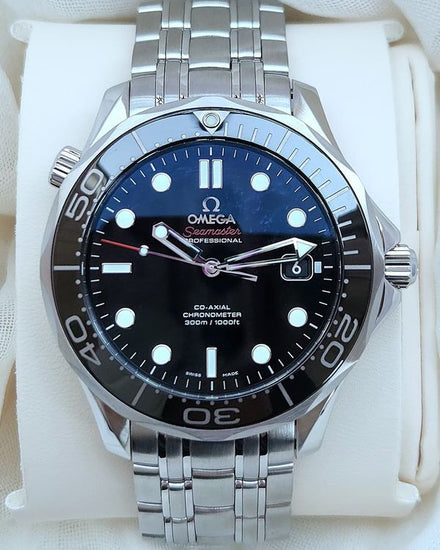 2019 Omega Seamaster Diver 300M 41MM Black Dial Steel Bracelet (212.30.41.20.01.003)