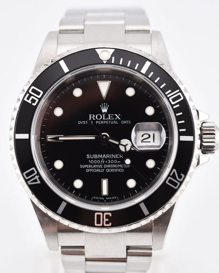 2005 Rolex Submariner Date 40MM Black Dial Oyster Bracelet (16610)