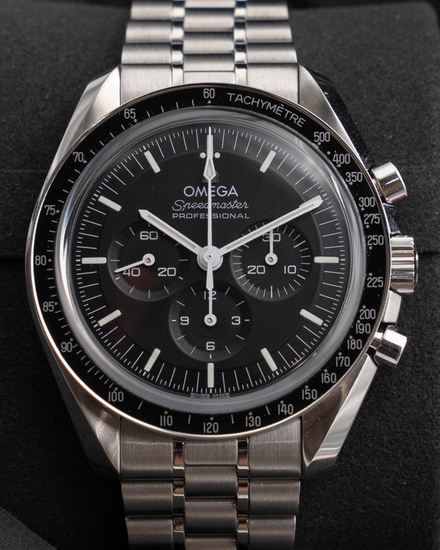 2024 Omega Speedmaster Professional Moonwatch 42MM Black Dial Steel Bracelet (310.30.42.50.01.002)