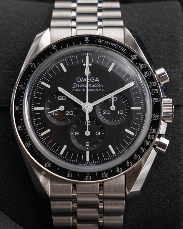 2024 Omega Speedmaster Professional Moonwatch 42MM Black Dial Steel Bracelet (310.30.42.50.01.002)