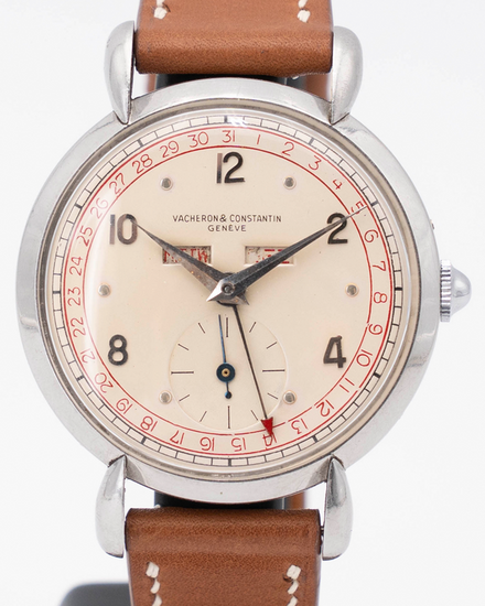 1945 Vacheron Constantin Classique 35MM Champagne Dial Leather Strap (4240)
