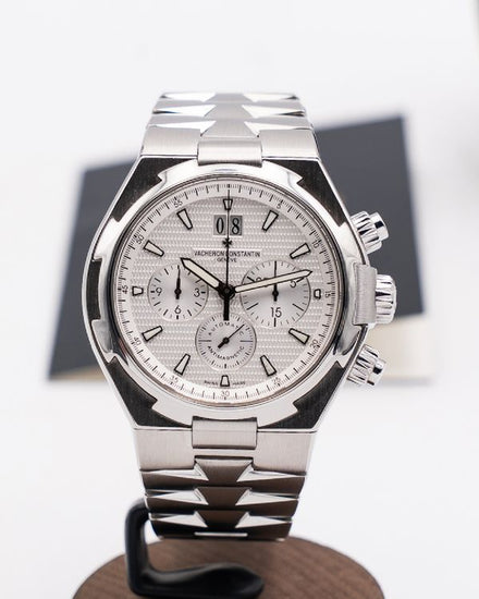 2013 Vacheron Constantin Overseas Chronograph 42MM White Dial Steel Bracele (49150/B01A-9095)