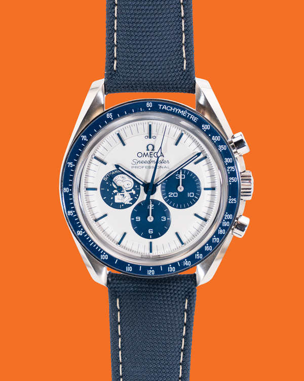 2025 Omega Speedmaster Anniversary Series “Silver Snoopy Award” 42MM Silver Dial Leather Strap (310.32.42.50.02.001)