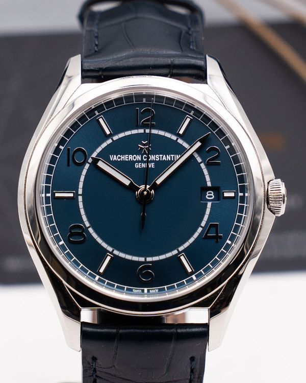2026 Vacheron Constantin Fiftysix 40MM Blue Dial Leather Strap (4600E)