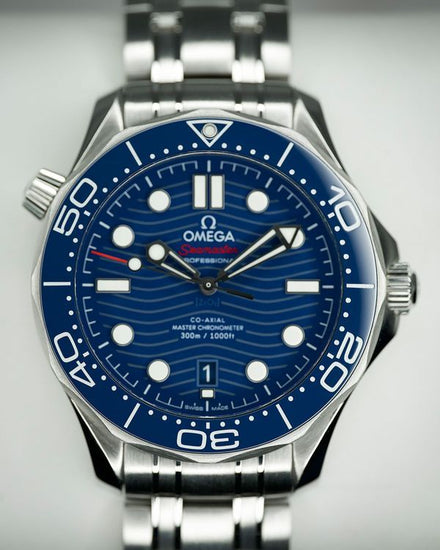 No Reserve - 2025 Omega Seamaster Diver 300M 41MM Blue Dial Steel Bracelet (212.30.41.20.01.003)