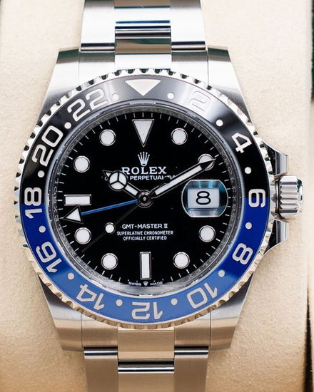 2026 Rolex GMT-Master II "Batman" 40MM Black Dial Oyster Bracelet (126710BLNR)