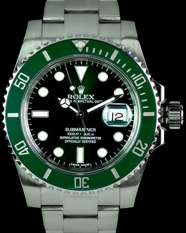 2015 Rolex Submariner Date "Hulk" 40MM Green Dial Oyster Bracelet (116610LV)
